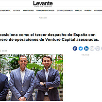 Aktion se posiciona como el tercer despacho de Espaa con mayor nmero de operaciones de Venture Capital asesoradas.